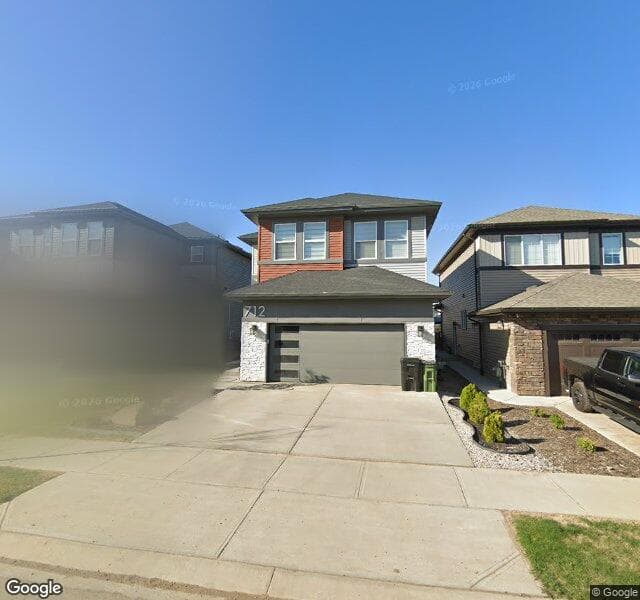 Street view of 712 Kinglet Boulevard NW, Edmonton
