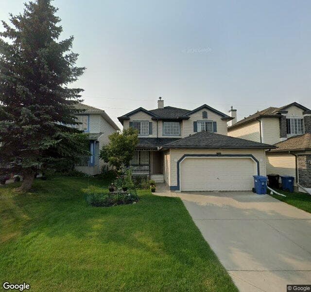 Street view of 7 Scenic View Close NW, Calgary