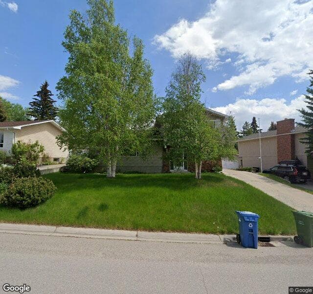 Street view of 6632 Dalcroft Hill NW, Calgary