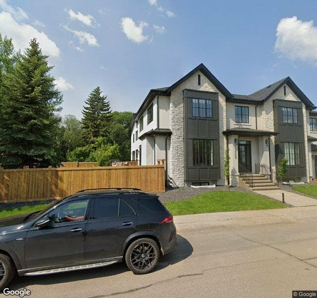 Street view of 3908 121 Street NW, Edmonton