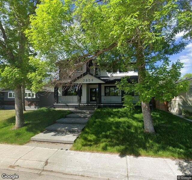 Street view of 2839 Burgess Drive NW, Calgary