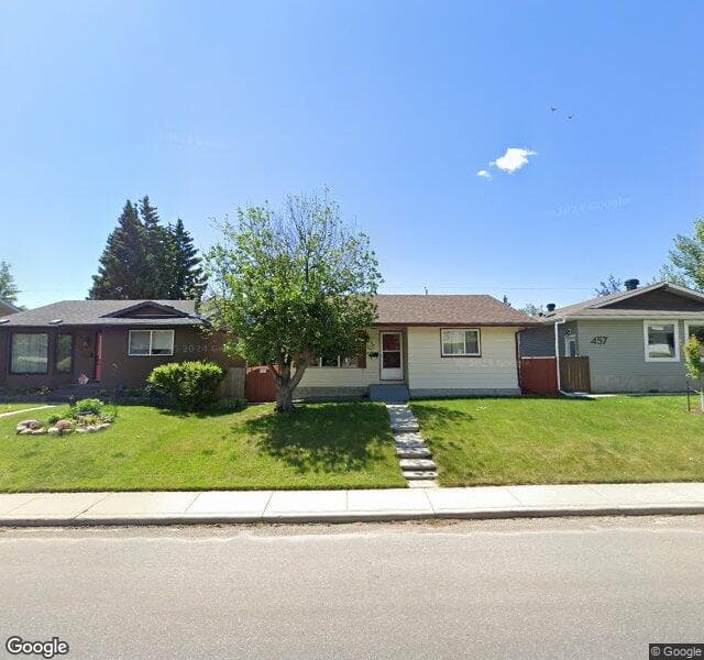 Street view of 459 78 Avenue NE, Calgary