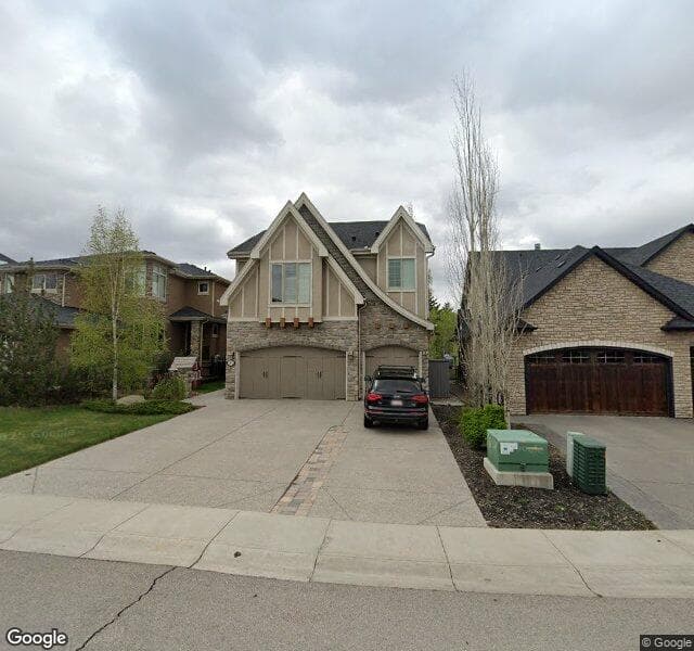 Street view of 85 Evergreen Mount SW, Calgary