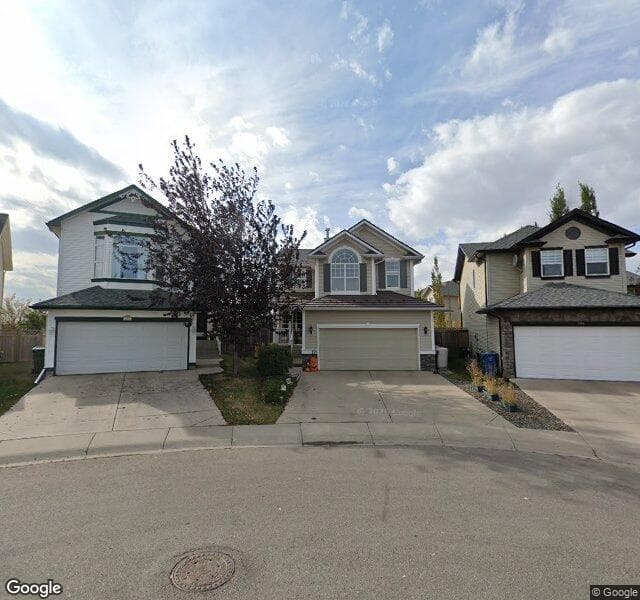 Street view of 198 Cougarstone Circle SW, Calgary