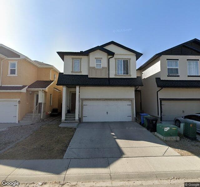 Street view of 344 Covecreek Circle NE, Calgary