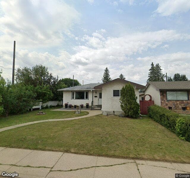 Street view of 13516 87 Street NW, Edmonton
