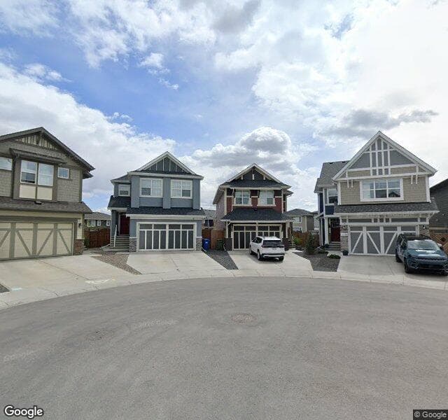 Street view of 40 Masters Bay SE, Calgary