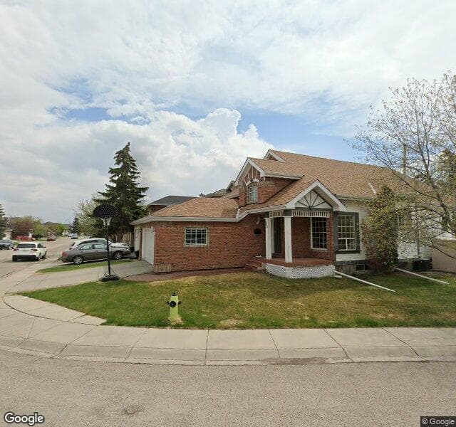 Street view of 95 Citadel Park NW, Calgary