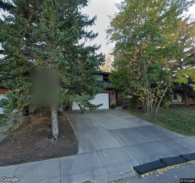 Street view of 231 Oakside Road SW, Calgary