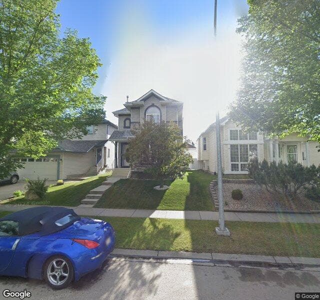Street view of 9747 Harvest Hills Link NE, Calgary
