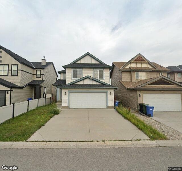 Street view of 87 Copperstone Crescent SE, Calgary