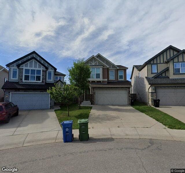 Street view of 23 Aspen Hills Manor SW, Calgary
