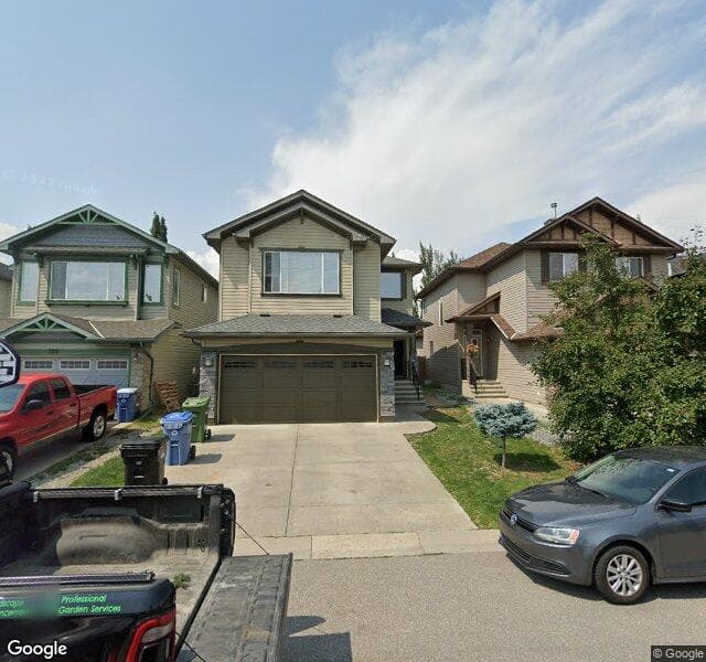 Street view of 222 Brightonstone Green SE, Calgary