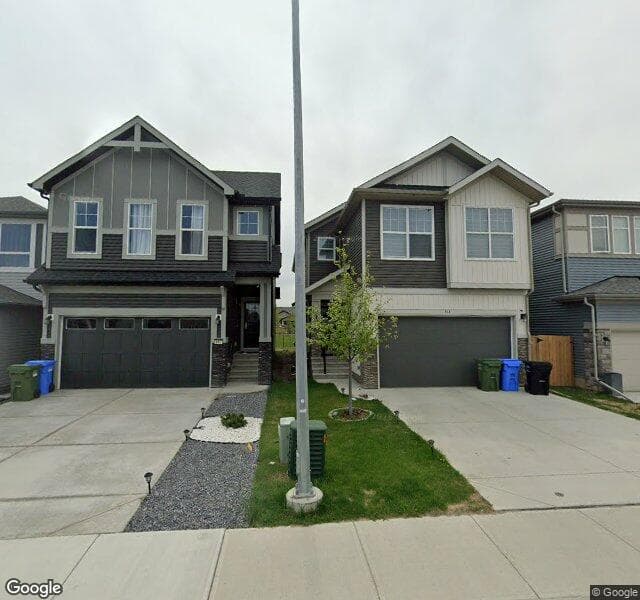Street view of 313 Walgrove Way SE, Calgary