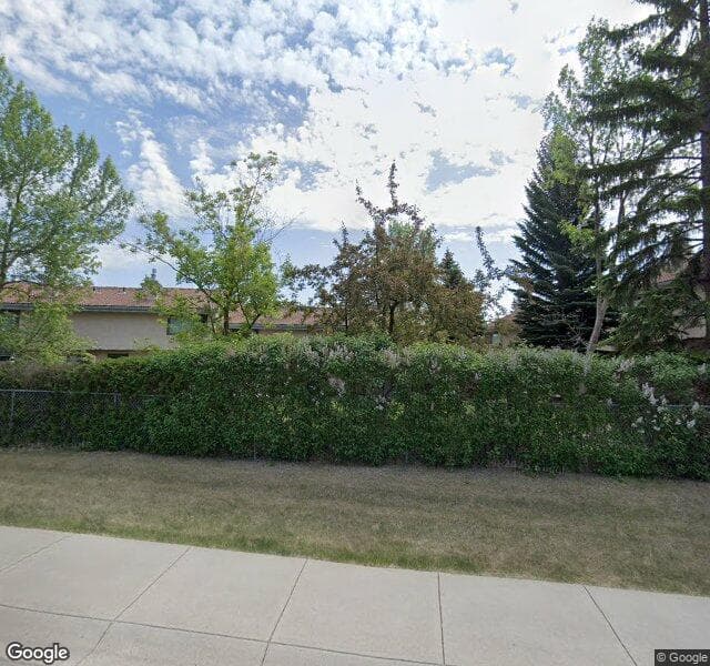 Street view of 11-5810 Patina Drive SW, Calgary