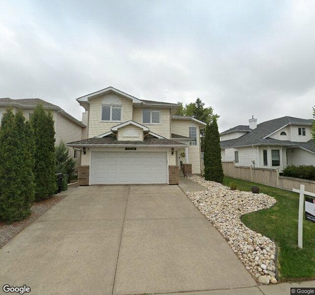 Street view of 17216 113 Street NW, Edmonton