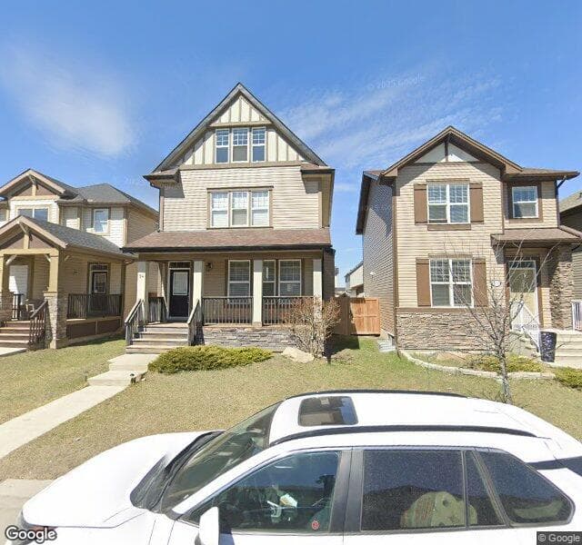 Street view of 34 Skyview Point Road NE, Calgary