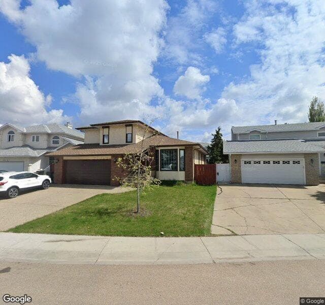 Street view of 15507 74 Street NW, Edmonton