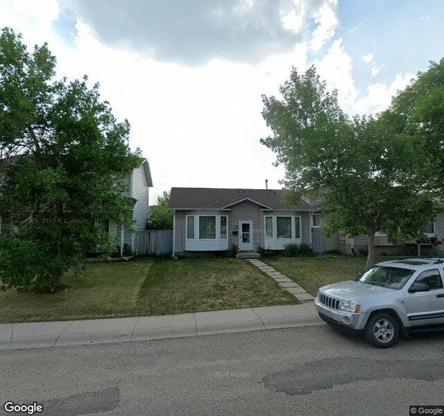 Street view of 4611 40 Street NE, Calgary