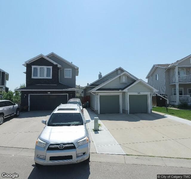 Street view of 315 Coral Reef Manor NE, Calgary