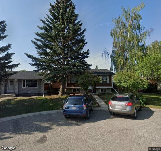 Street view of 144 Pineland Place NE, Calgary