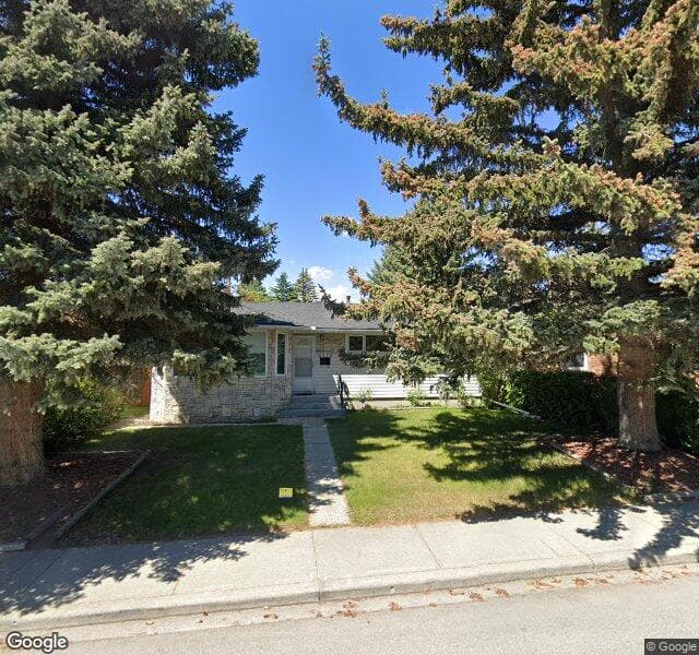 Street view of 6039 Lakeview Drive SW, Calgary