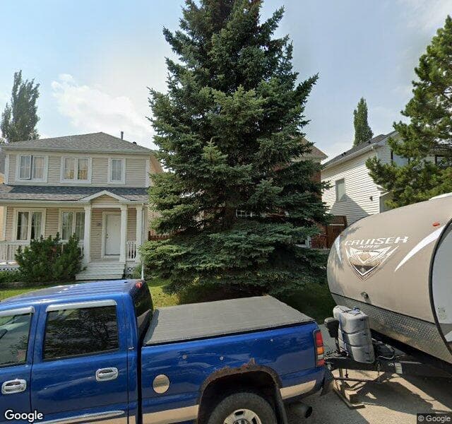 Street view of 109 Tuscany Valley Way NW, Calgary