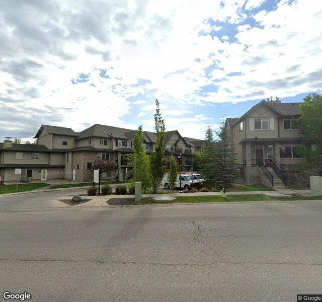 Street view of 1105-211 Aspen Stone Boulevard SW, Calgary