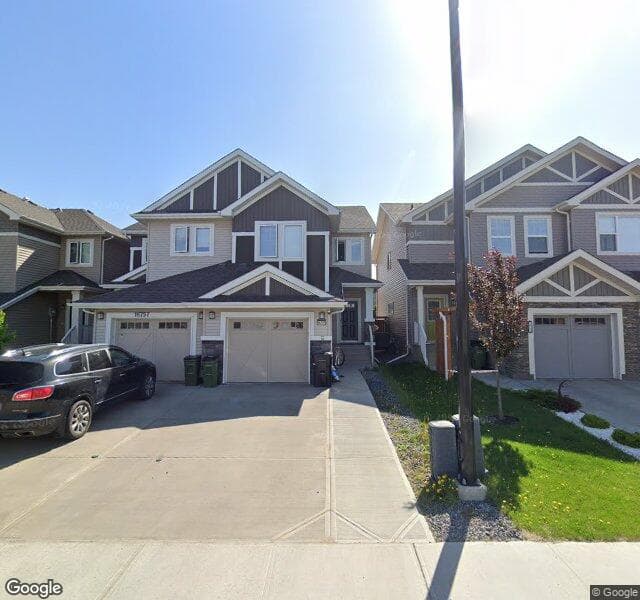 Street view of 16755 65 Street NW, Edmonton
