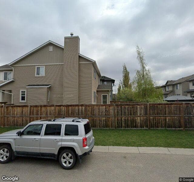 Street view of 106 Everwoods Green SW, Calgary