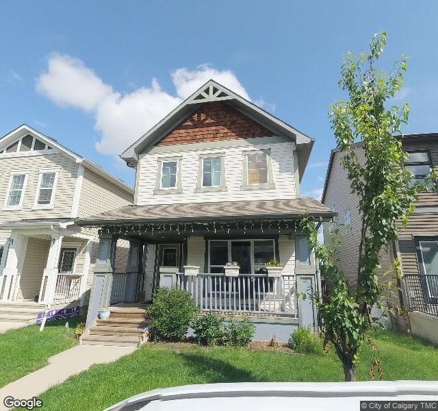 Street view of 507 Copperpond Boulevard SE, Calgary