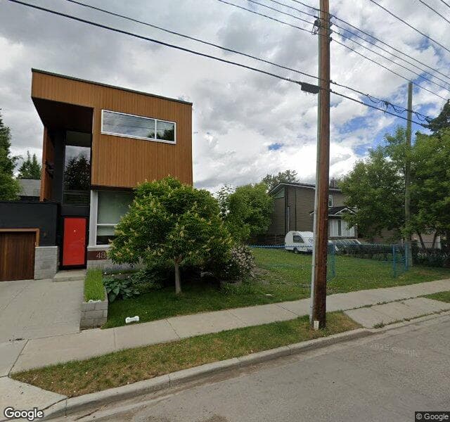 Street view of 56 New Street SE, Calgary