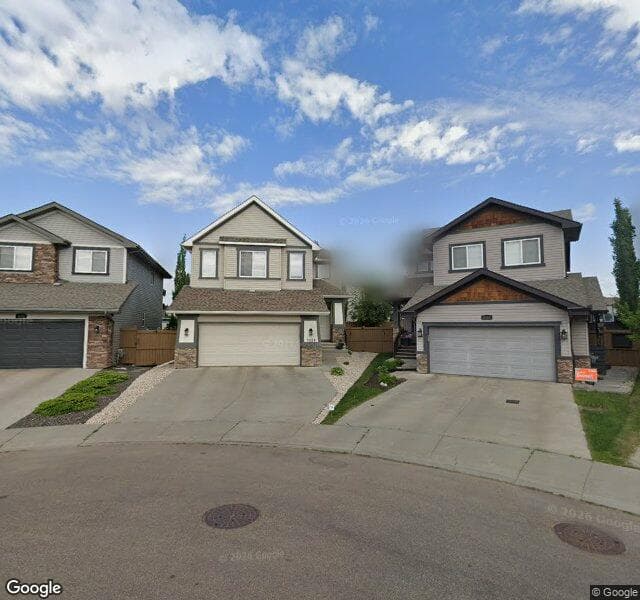 Street view of 5824 168 Avenue NW, Edmonton