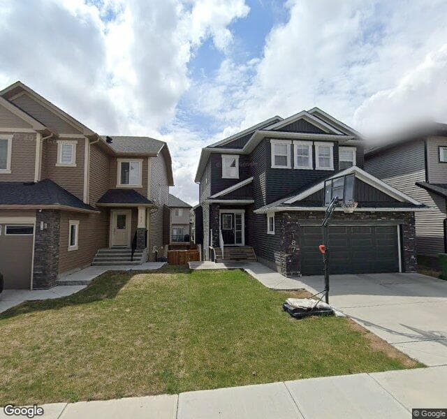 Street view of 187 Sherview Grove NW, Calgary