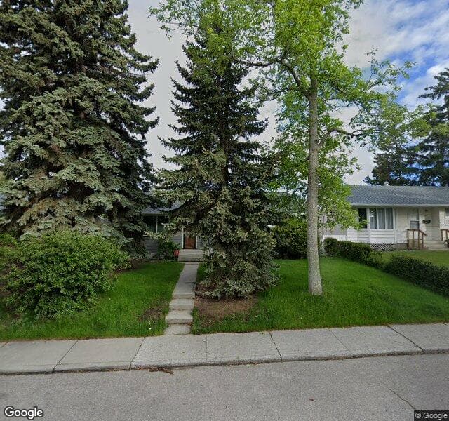 Street view of 124 Glenpatrick Drive SW, Calgary