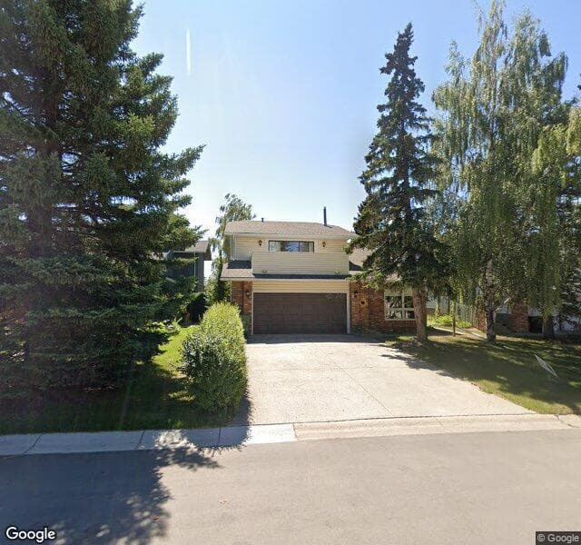 Street view of 6823 Coach Ridge Road SW, Calgary