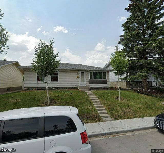 Street view of 2711 48 Street NE, Calgary