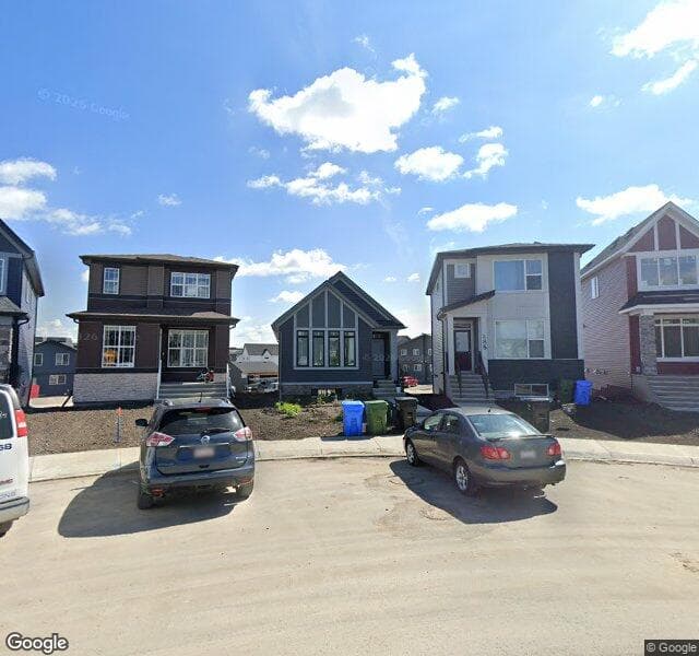 Street view of 381 Belmont Park SW, Calgary