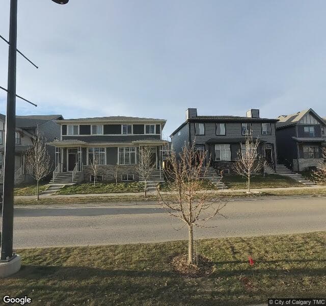 Street view of 1014 Mahogany Boulevard SE, Calgary