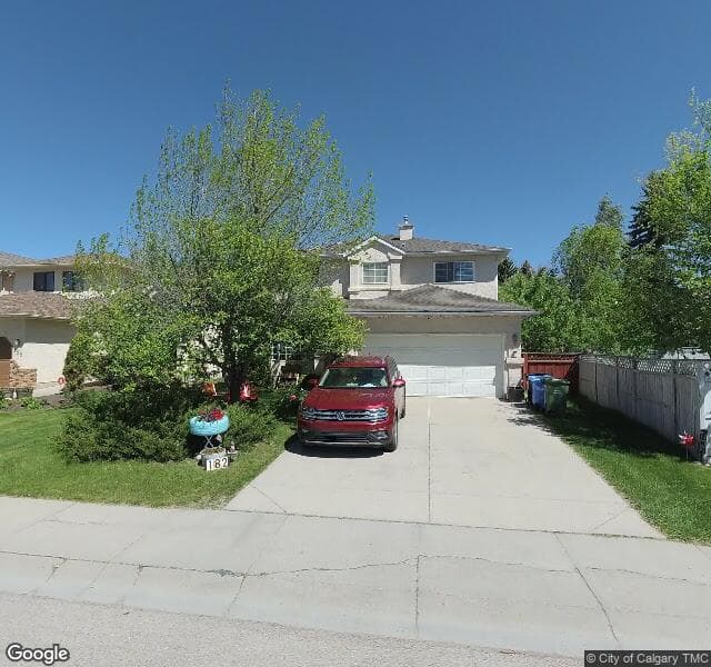 Street view of 182 Hawkstone Drive NW, Calgary