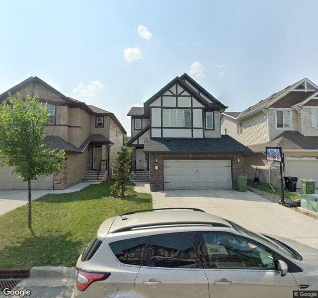 Street view of 199 Brightoncrest Point SE, Calgary