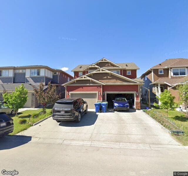 Street view of 222 Saddlelake Terrace NE, Calgary