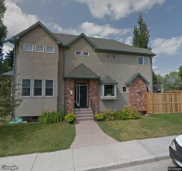 Street view of 2302 3 Avenue NW, Calgary