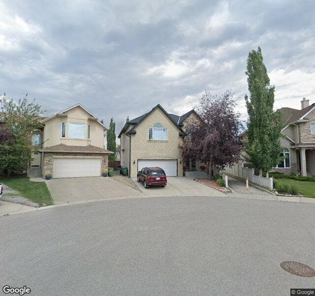 Street view of 54 Strathlea Grove SW, Calgary