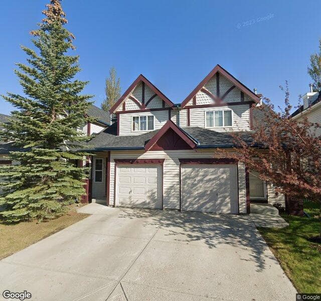 Street view of 412 Country Village Cape NE, Calgary