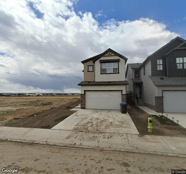 Street view of 187 Sugarsnap Way SE, Calgary