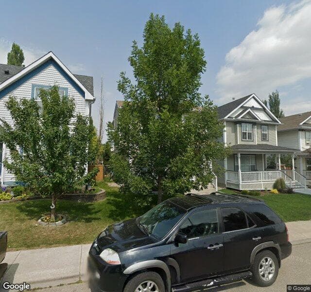 Street view of 22 Tuscany Valley Rise NW, Calgary