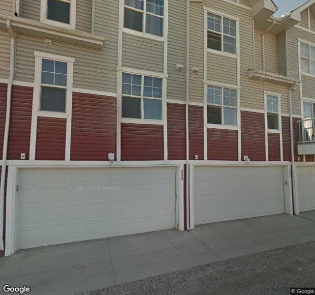 Street view of 3308 New Brighton Gardens SE, Calgary