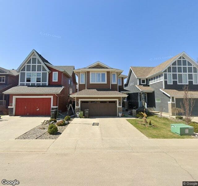 Street view of 5910 Edmonds Crescent NW, Edmonton