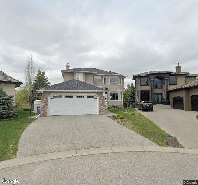 Street view of 13 Evergreen Cove SW, Calgary